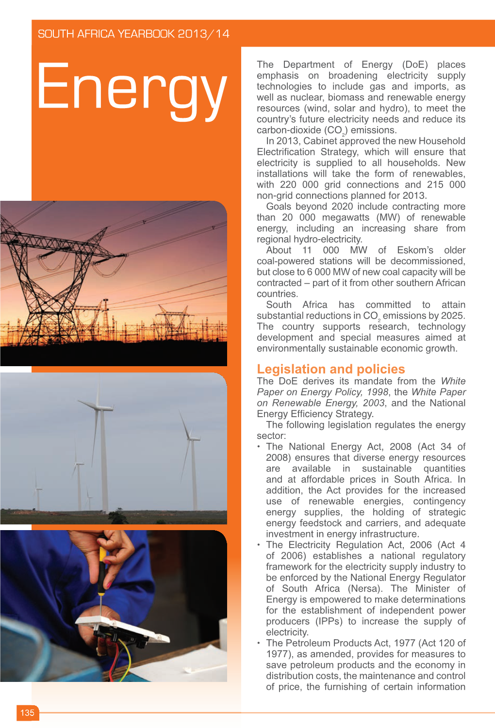 South Africa Yearbook 2013/2014 Energy