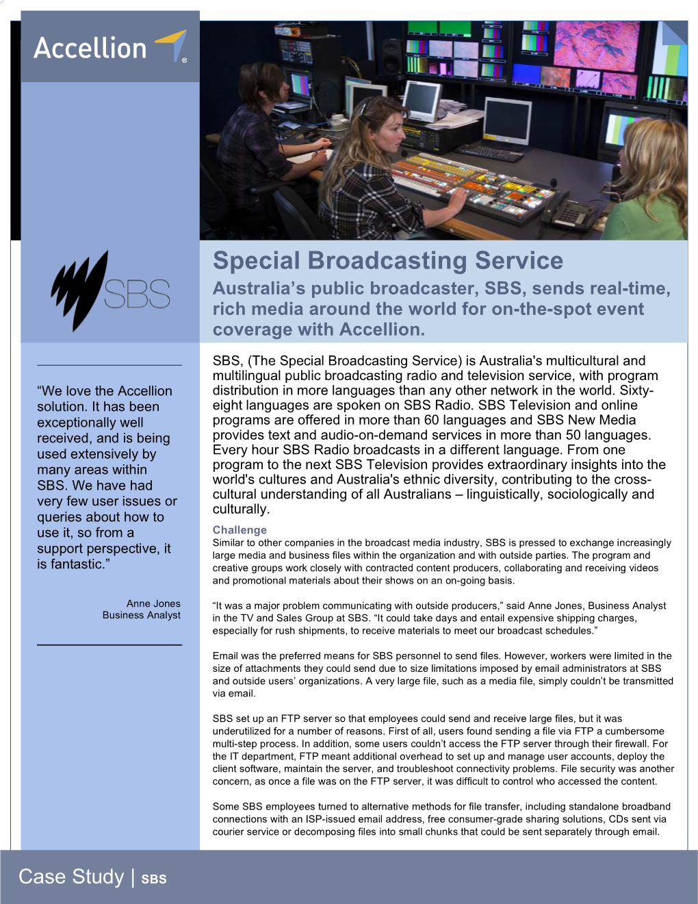 SBS, the Special Broadcasting Service