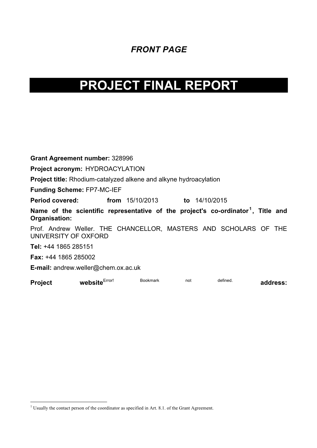 Final Report