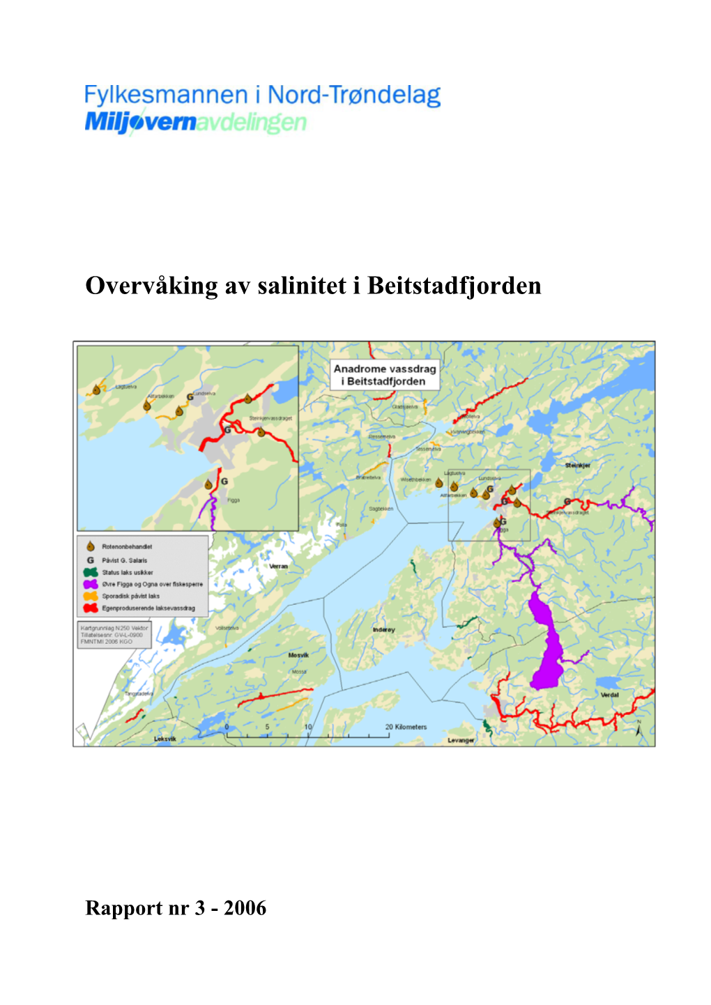 Overvåking Av Salinitet I Beitstadfjorden