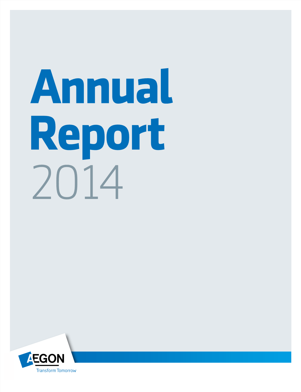 Aegon Annual Report 2014