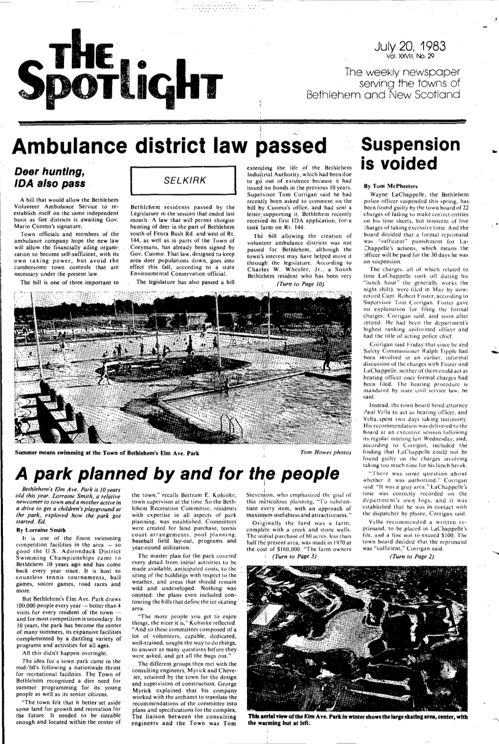 Ambulance District Law Passed Suspension