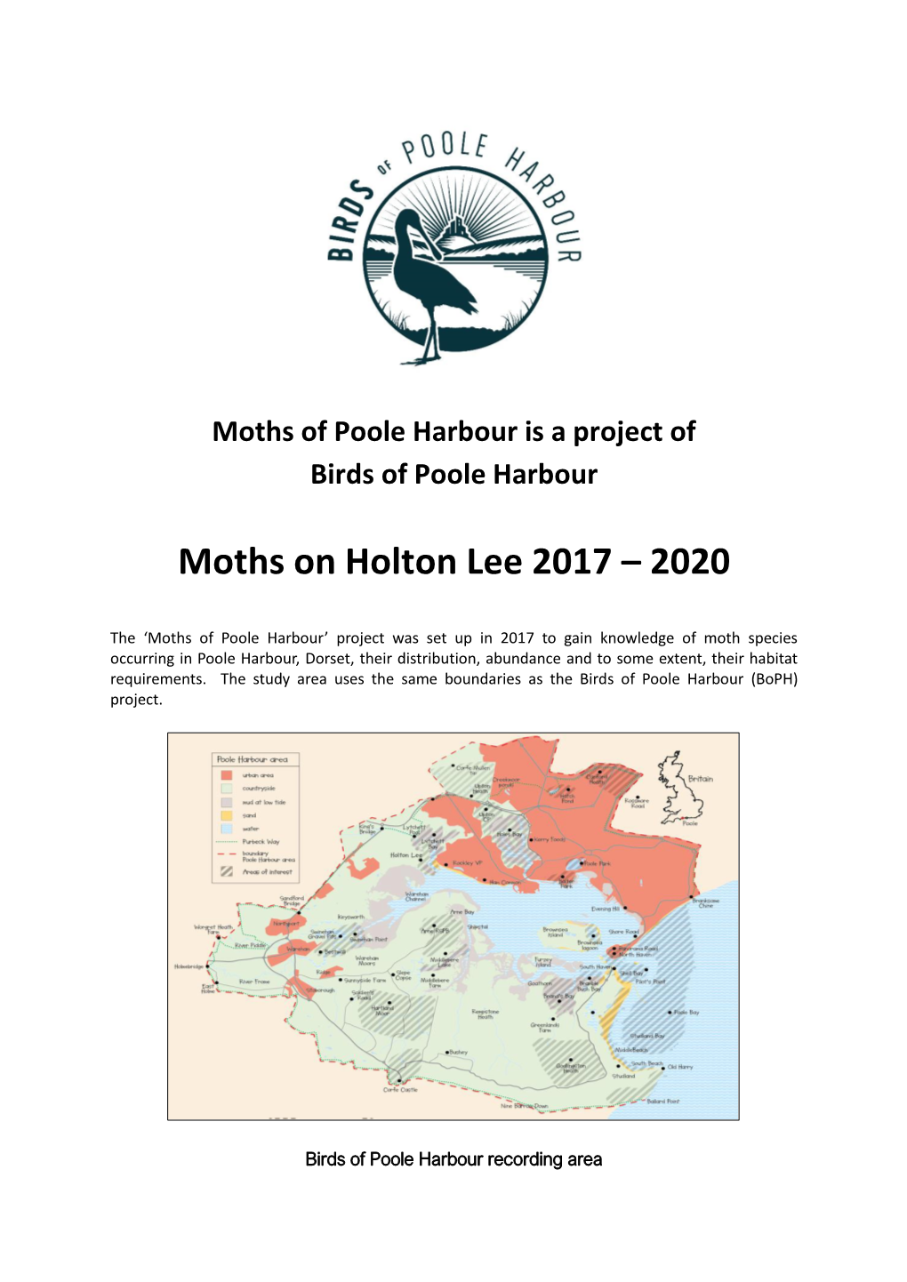 Moths on Holton Lee 2017 – 2020