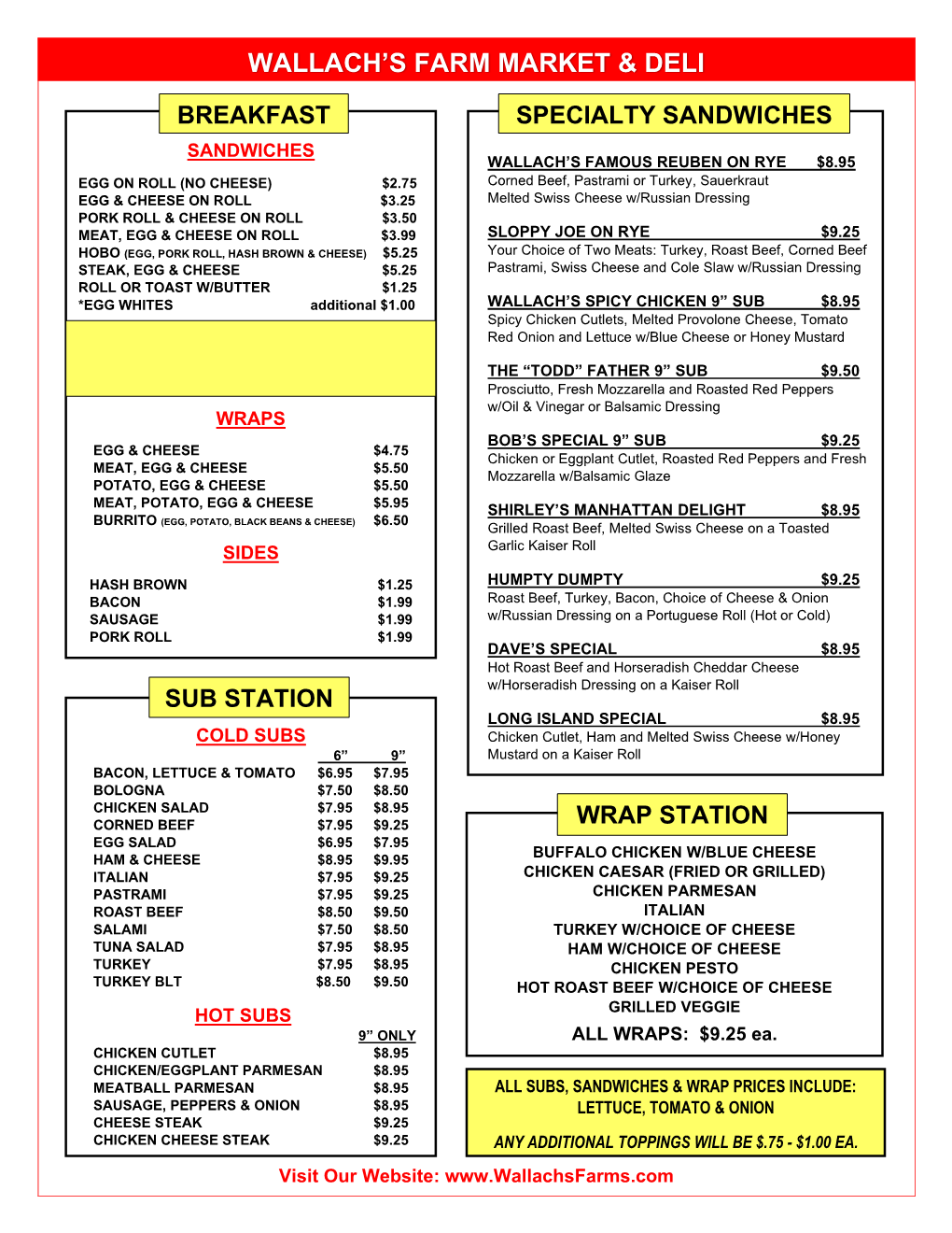 Print Menu Form Here