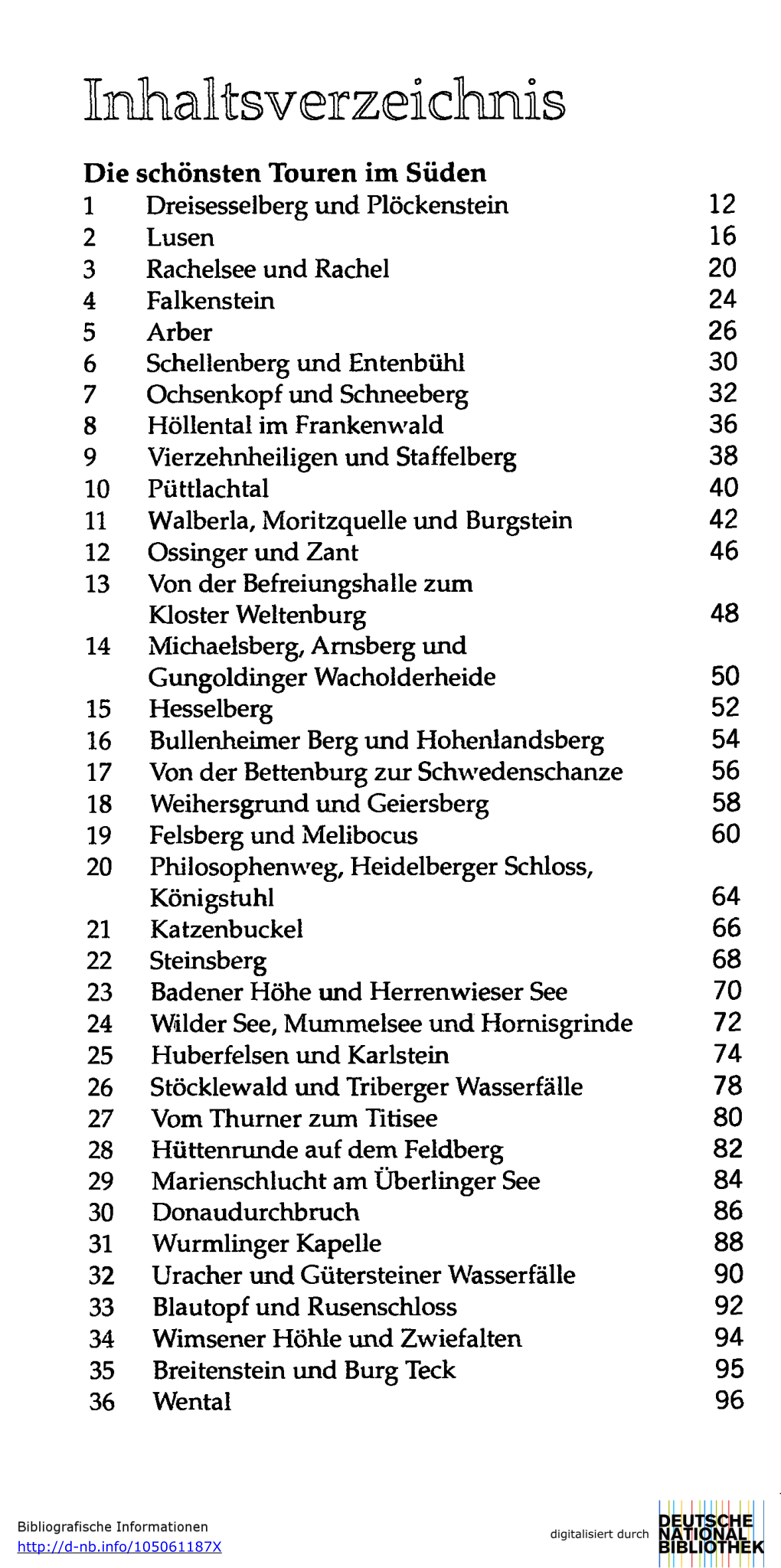 Die Schönsten Touren Im Süden