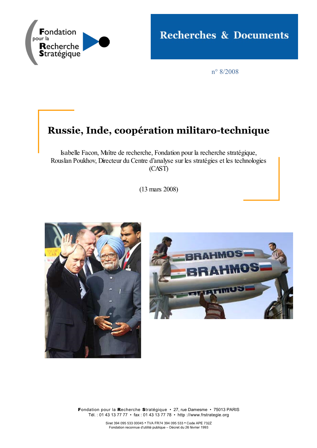 Russie, Inde, Coopération Militaro-Technique