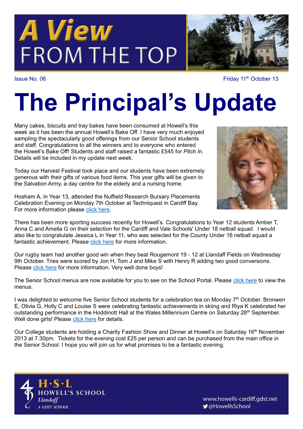 The Principal's Update