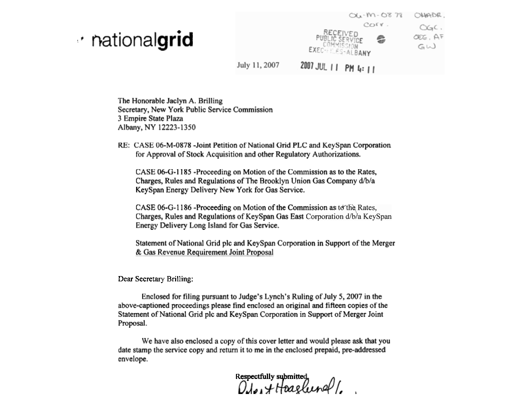 * Nationalgrid