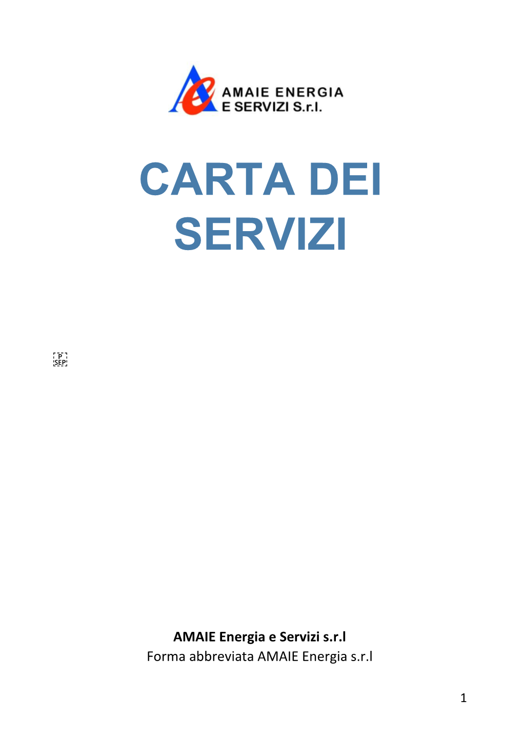 Carta Dei Servizi