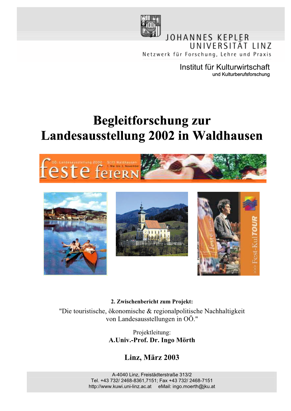 5 Zur Nachhaltigkeit Der Landesausstellung 2002 107