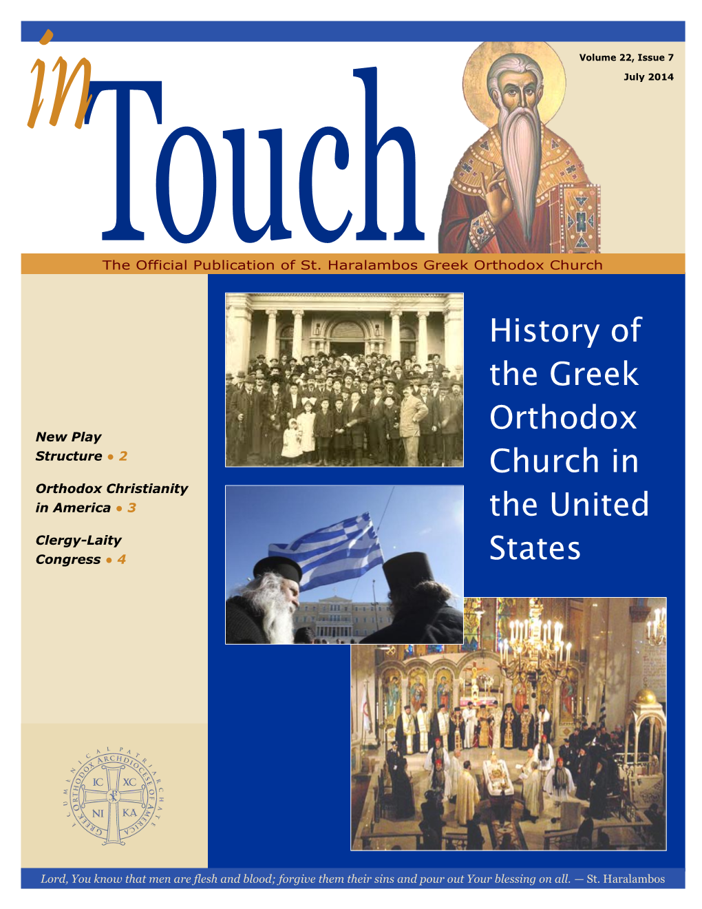 History of the Greek Orthodox Church in the United States