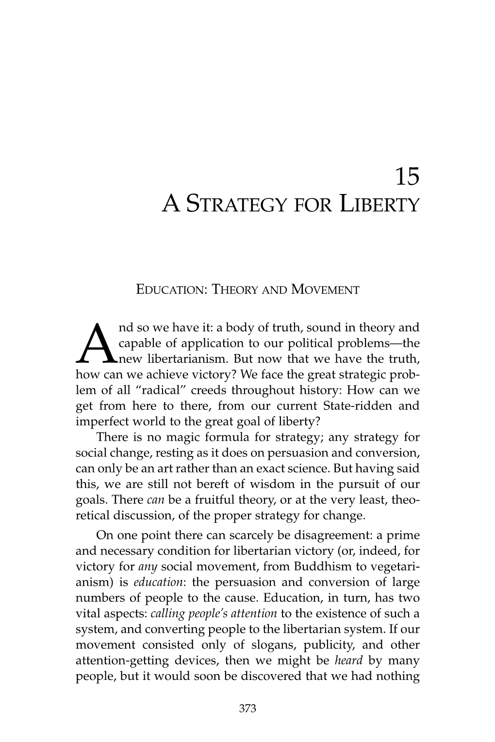For a New Liberty: the Libertarian Manifesto