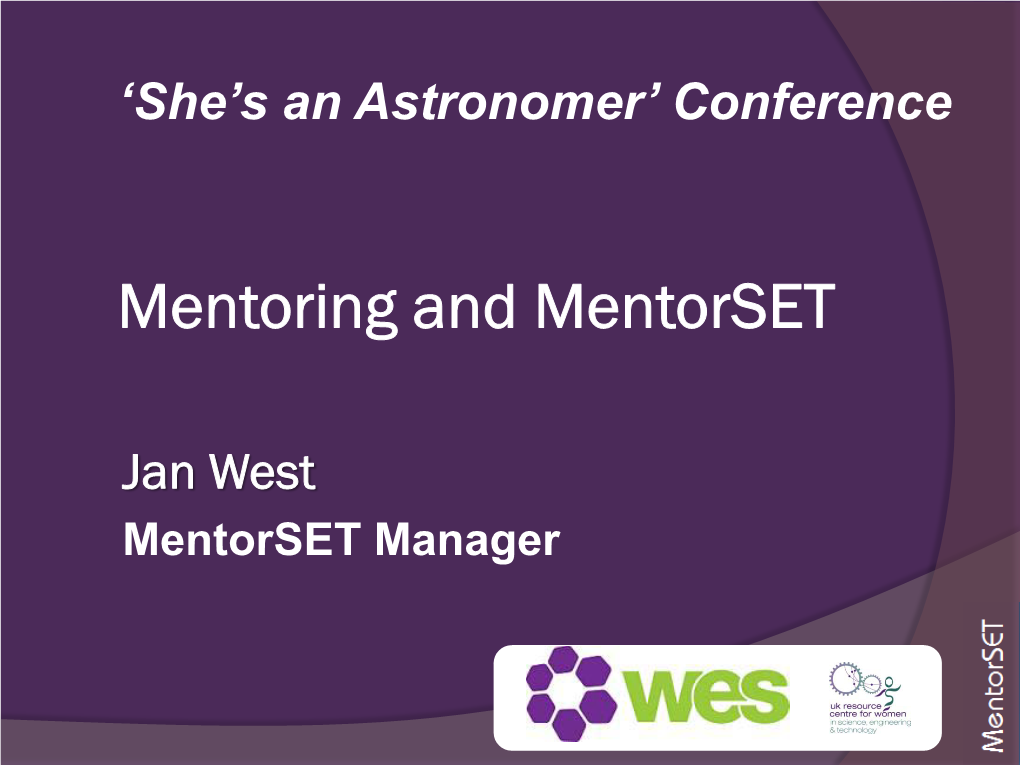 Mentoring and Mentorset