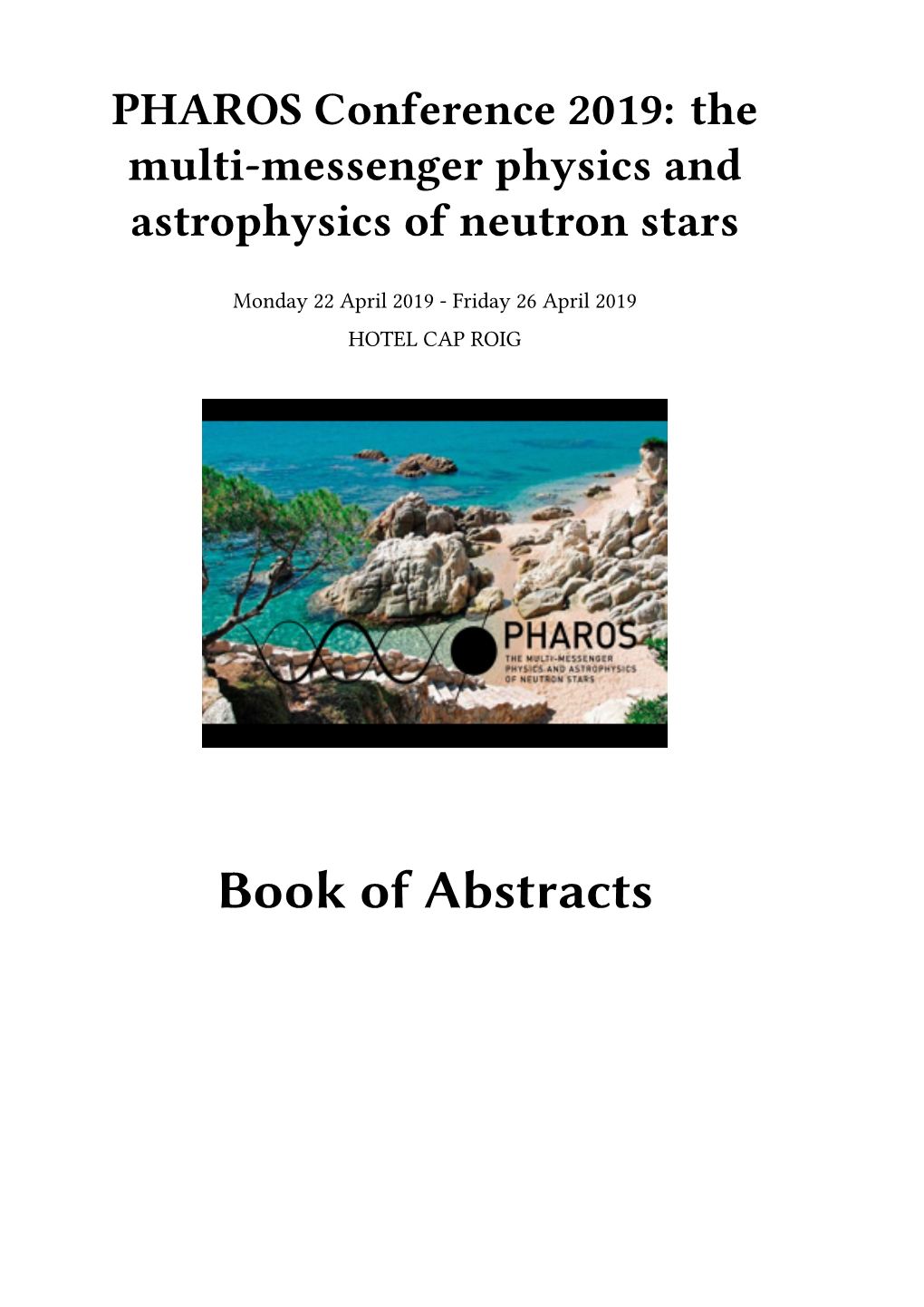 Book of Abstracts