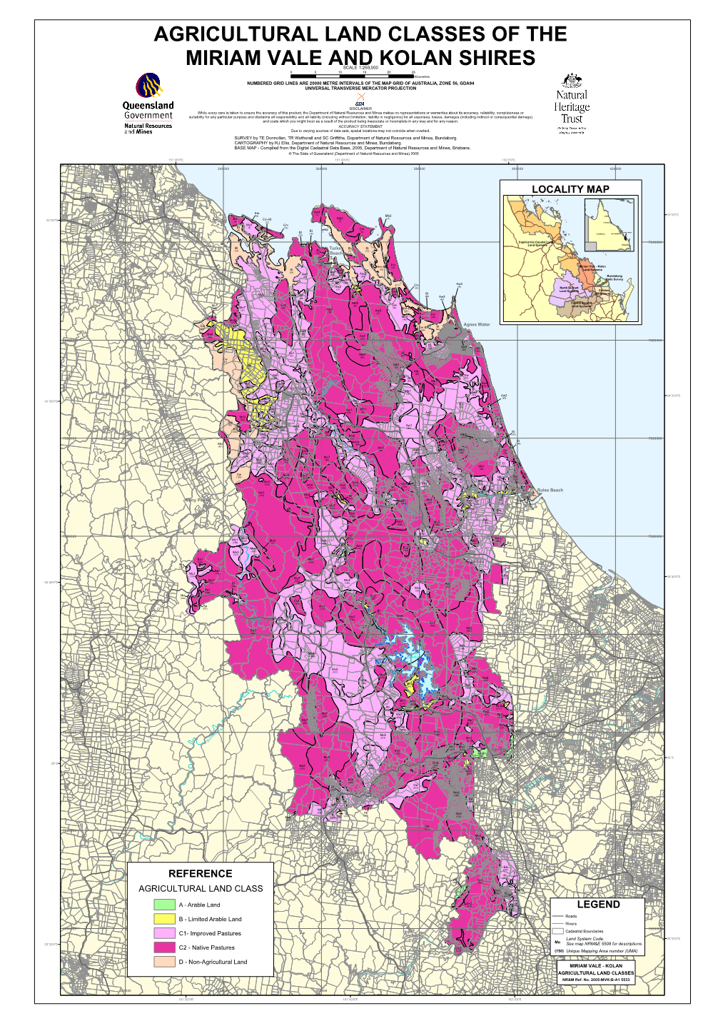 Agricultural Land Classes of the Miriam Vale and Kolan Shires