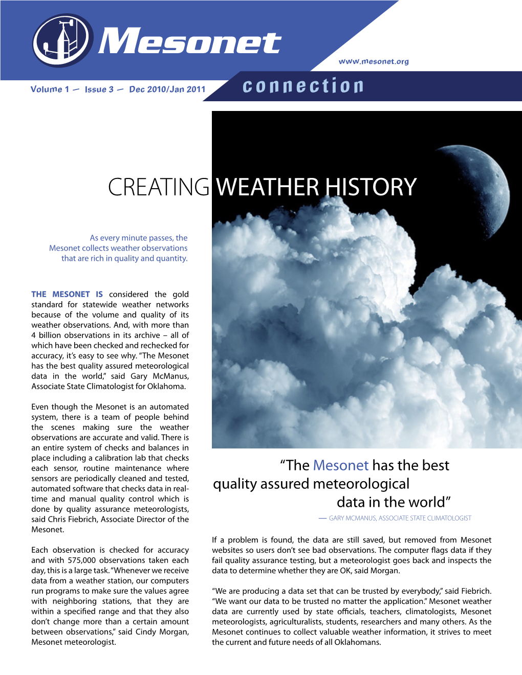 Creating Weather History