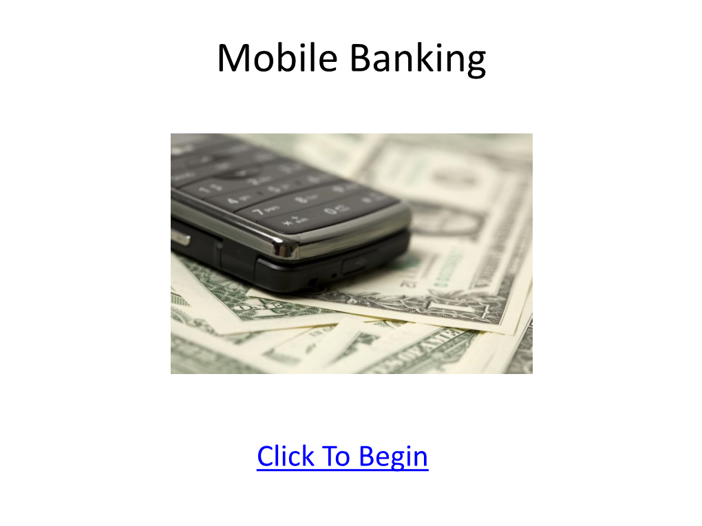 Mobile Banking