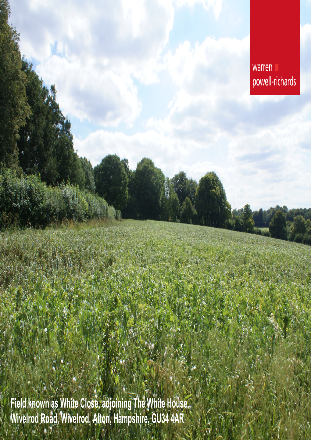 Field Known As White Close, Adjoining the White House, Wivelrod Road, Wivelrod, Alton, Hampshire, GU34 4AR