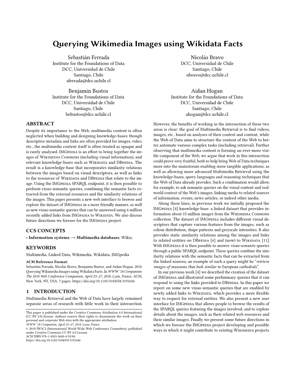 Querying Wikimedia Images Using Wikidata Facts