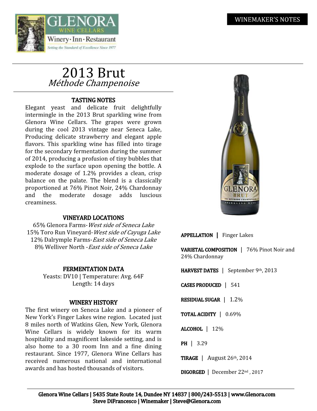 2013 Brut Méthode Champenoise