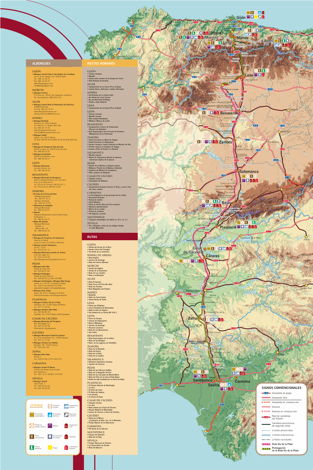 Map Ruta De La Plata