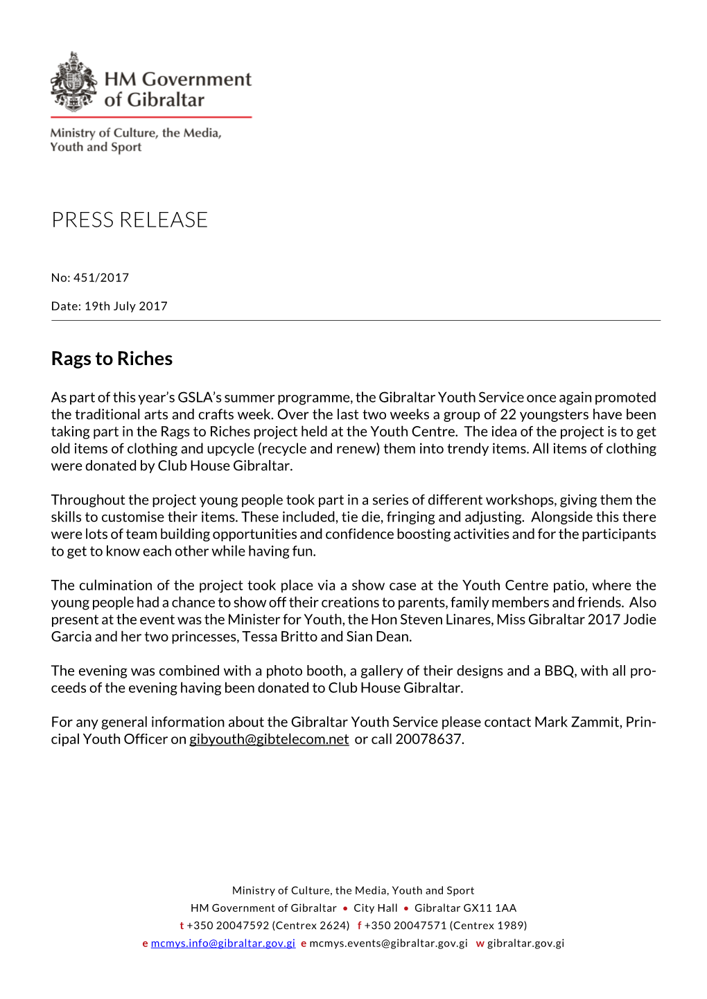 Press Release