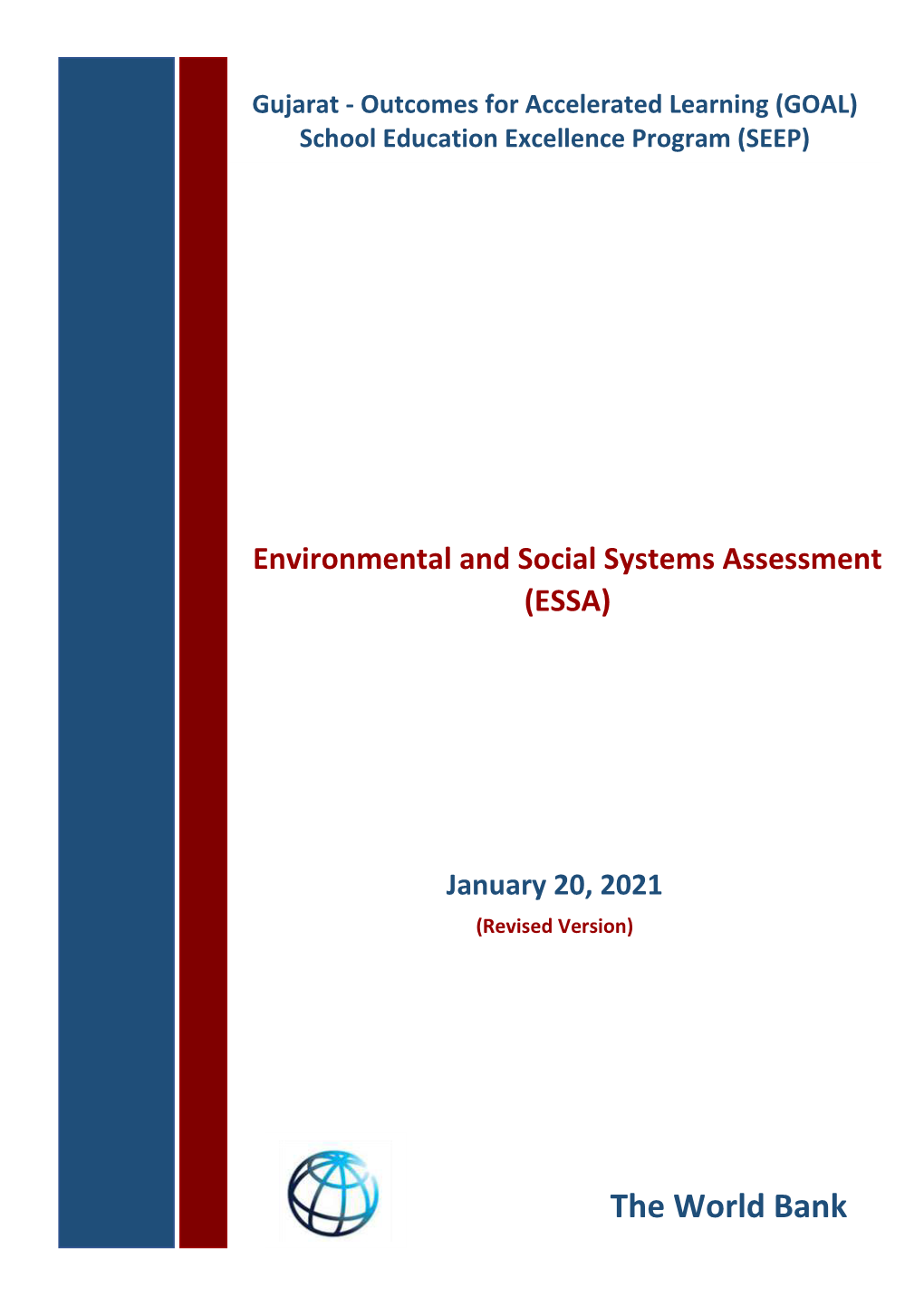 Gujarat-GOAL-SEEP-ESSA-Environmental and Social Systems Assessment