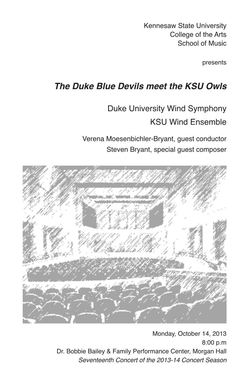 Duke University Wind Symphony and KSU Wind Ensemble, 