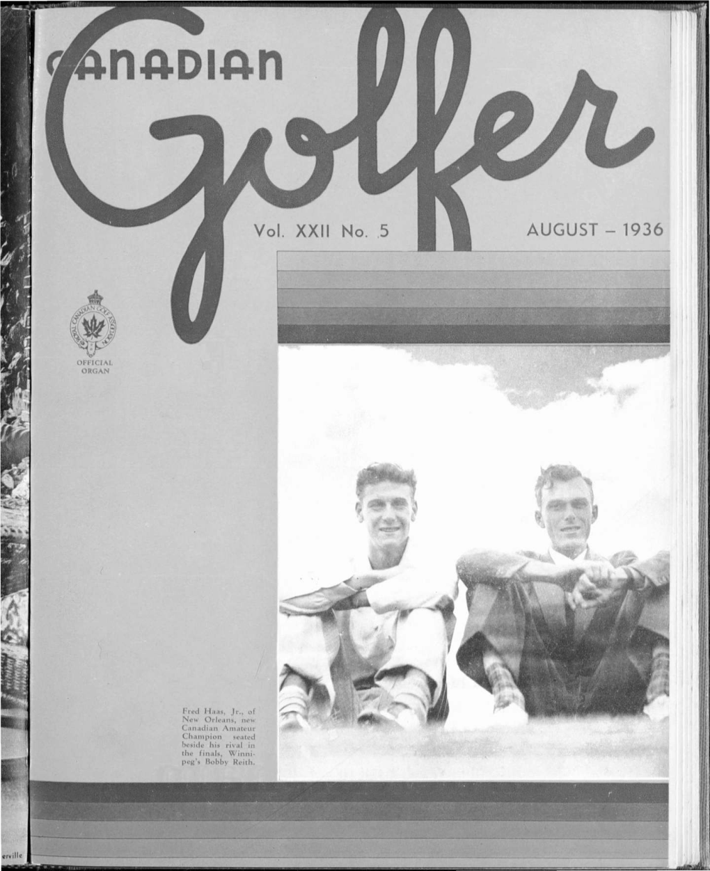 Canadian Golfer, August, 1936