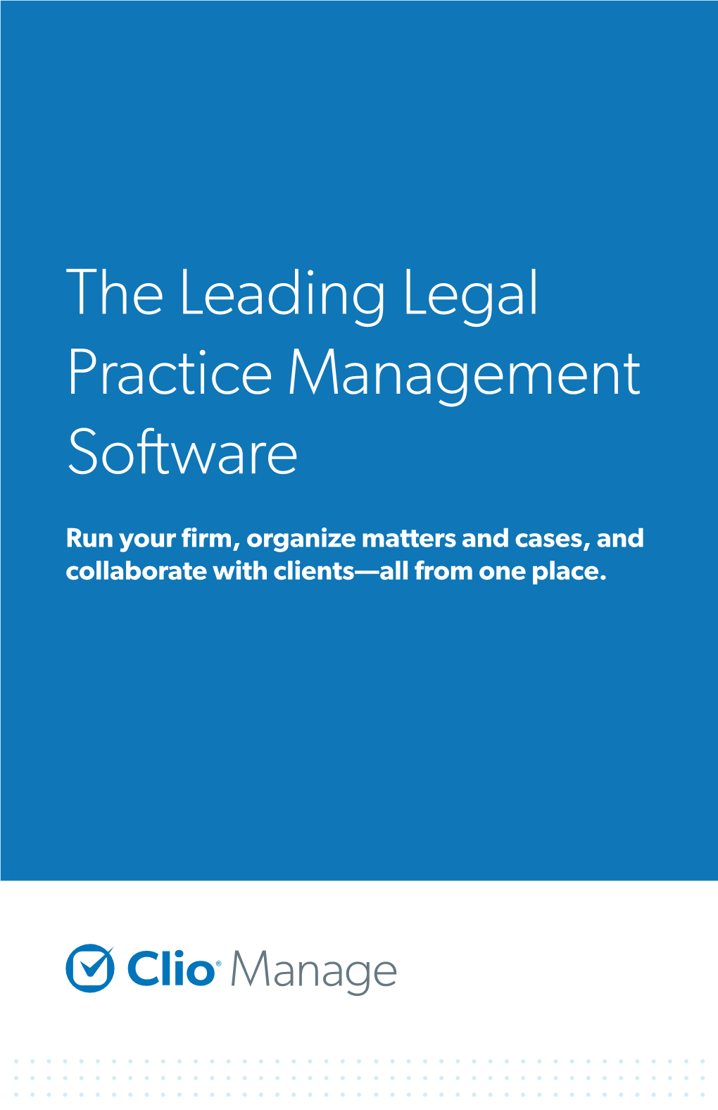 The Leading Legal Practice Management Software