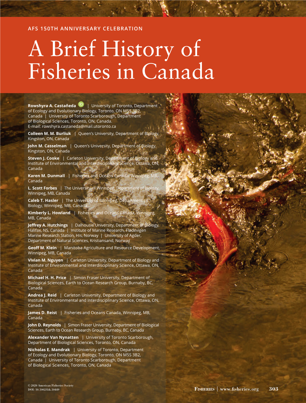 A Brief History of Fisheries in Canada