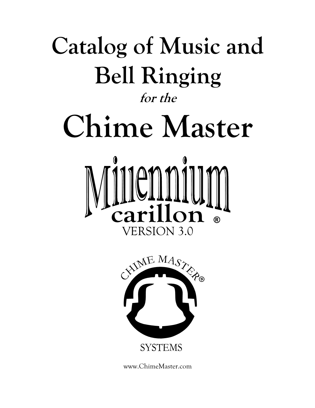 Music and Bell Ringing Catalog