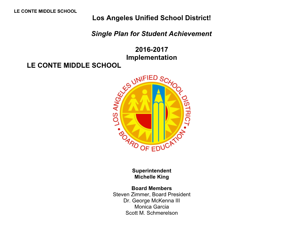 Los Angeles Unified School District! s1