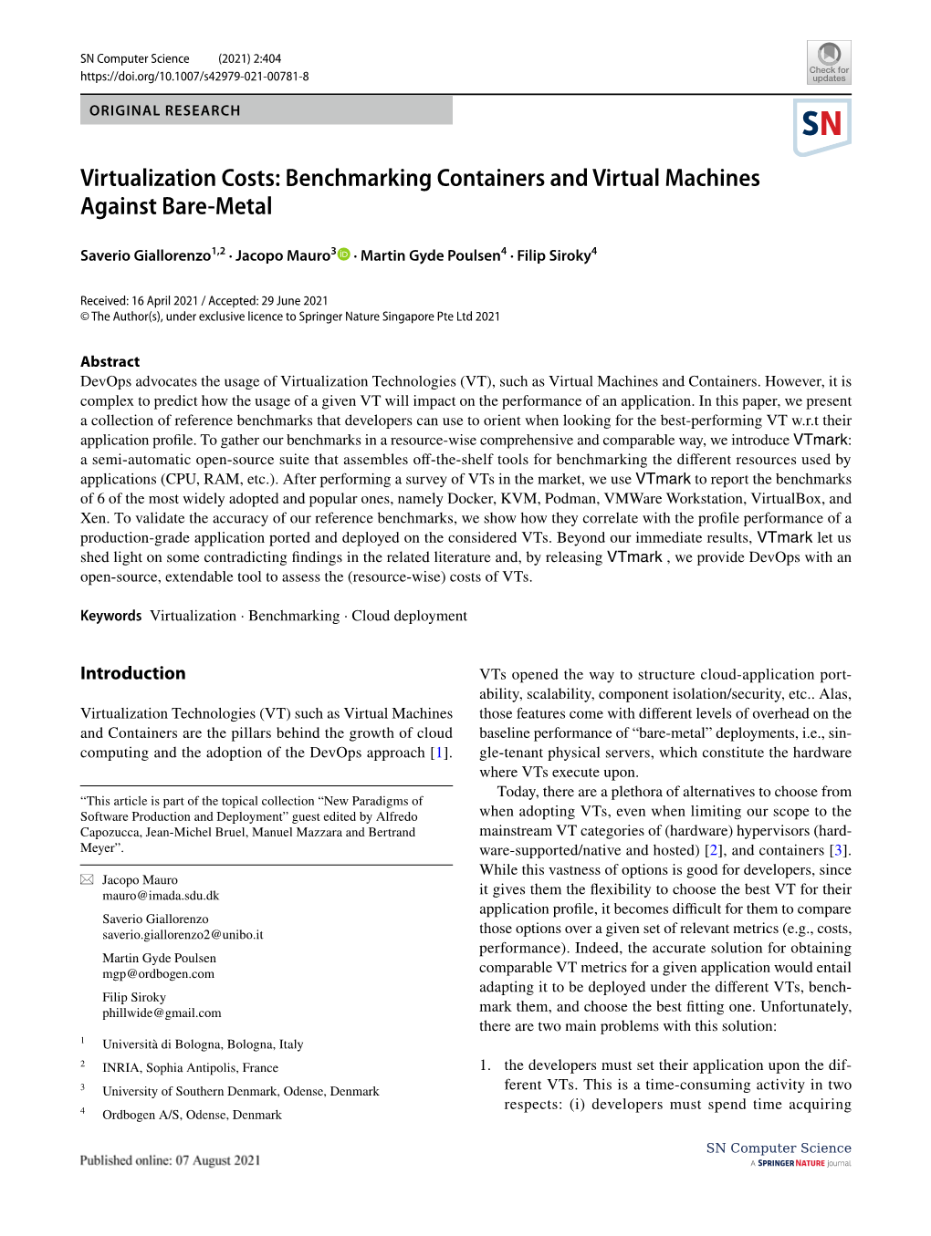 Virtualization Costs: Benchmarking Containers and Virtual Machines Against Bare‑Metal