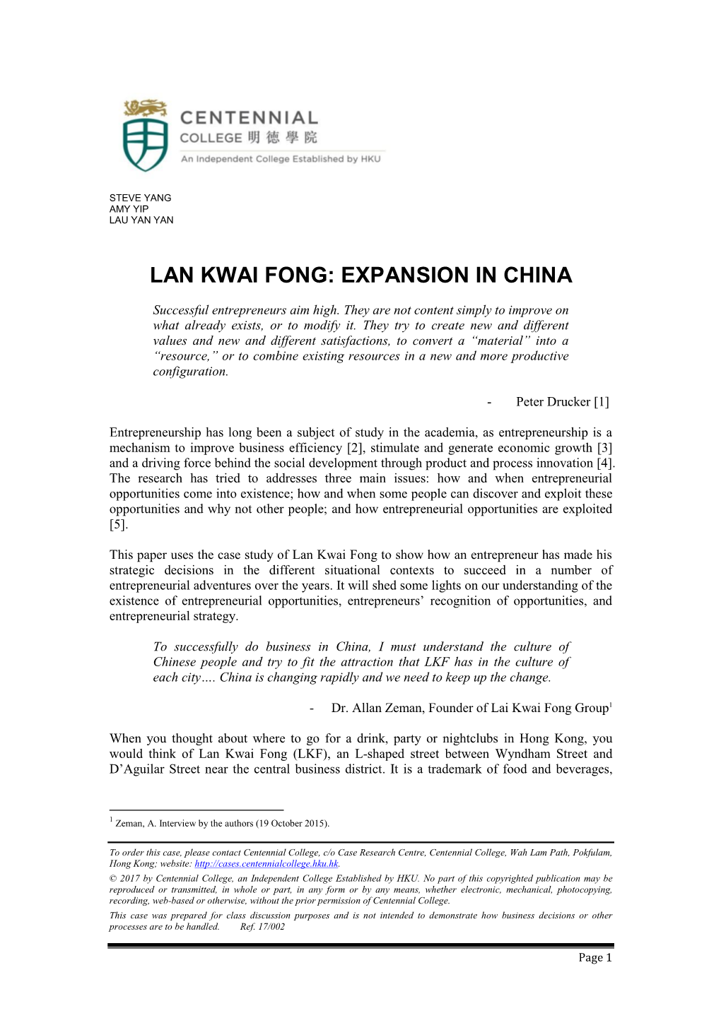 Lan Kwai Fong: Expansion in China