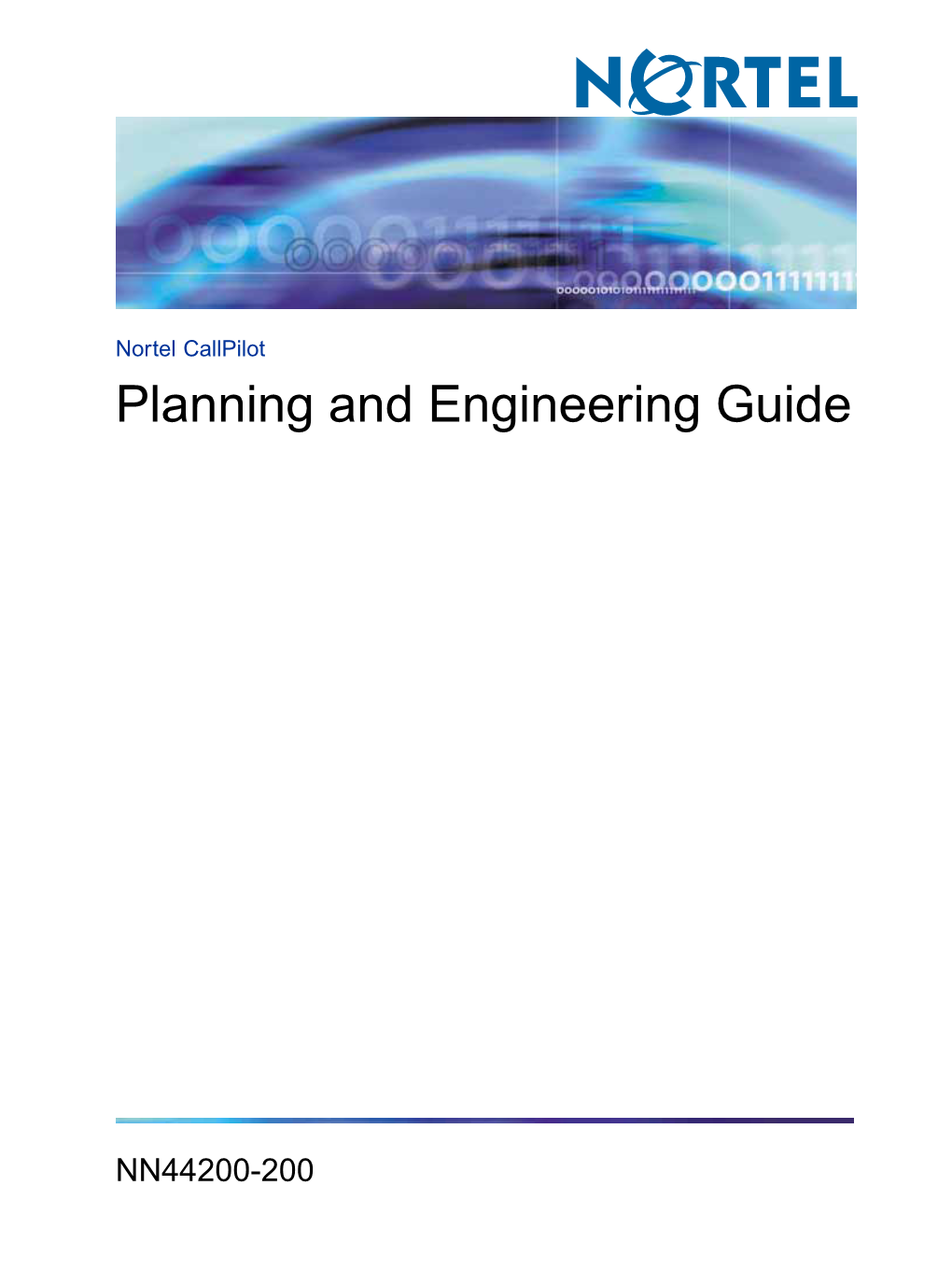 Planning and Engineering Guide
