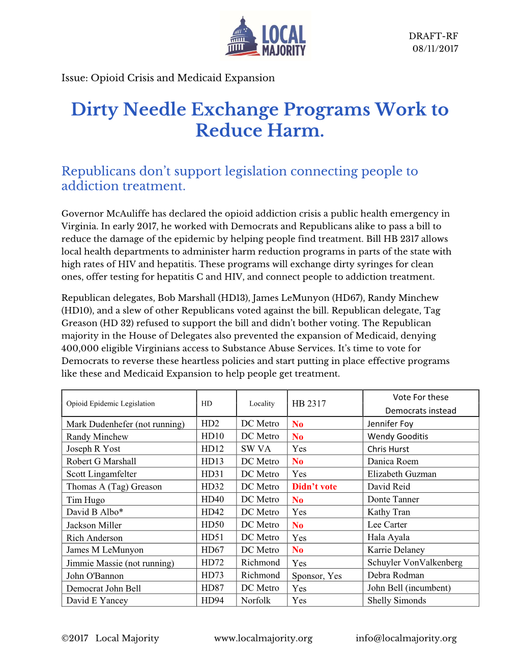 Dirty Needle Exchange Programs Work to Reduce Harm