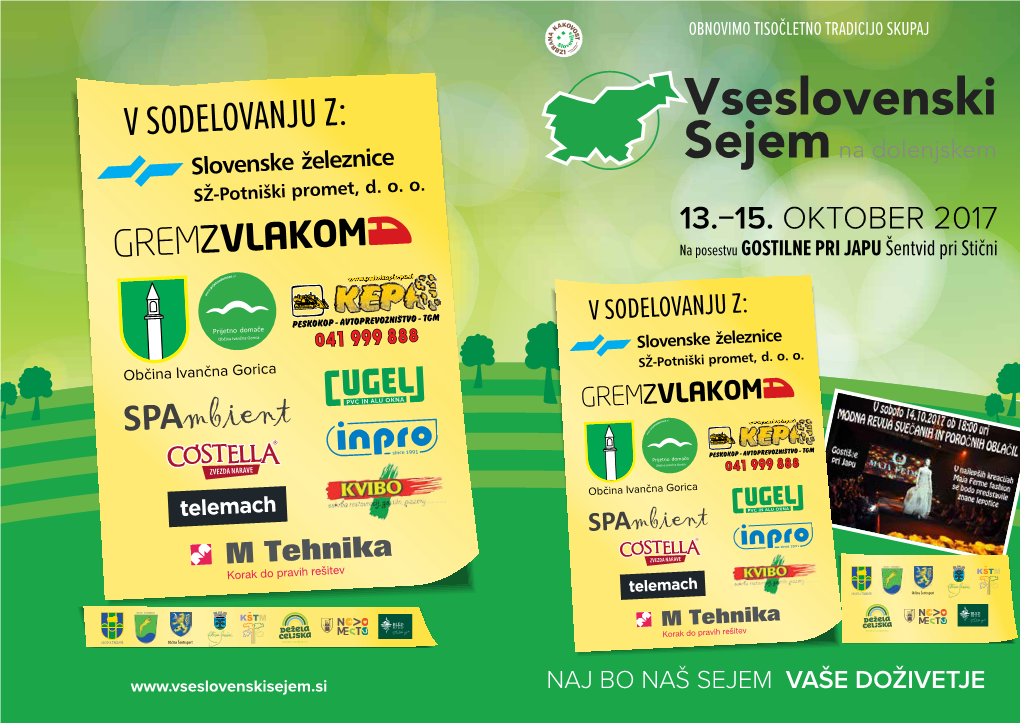 Vseslovenski Sejem Na Dolenjskem 13.−15