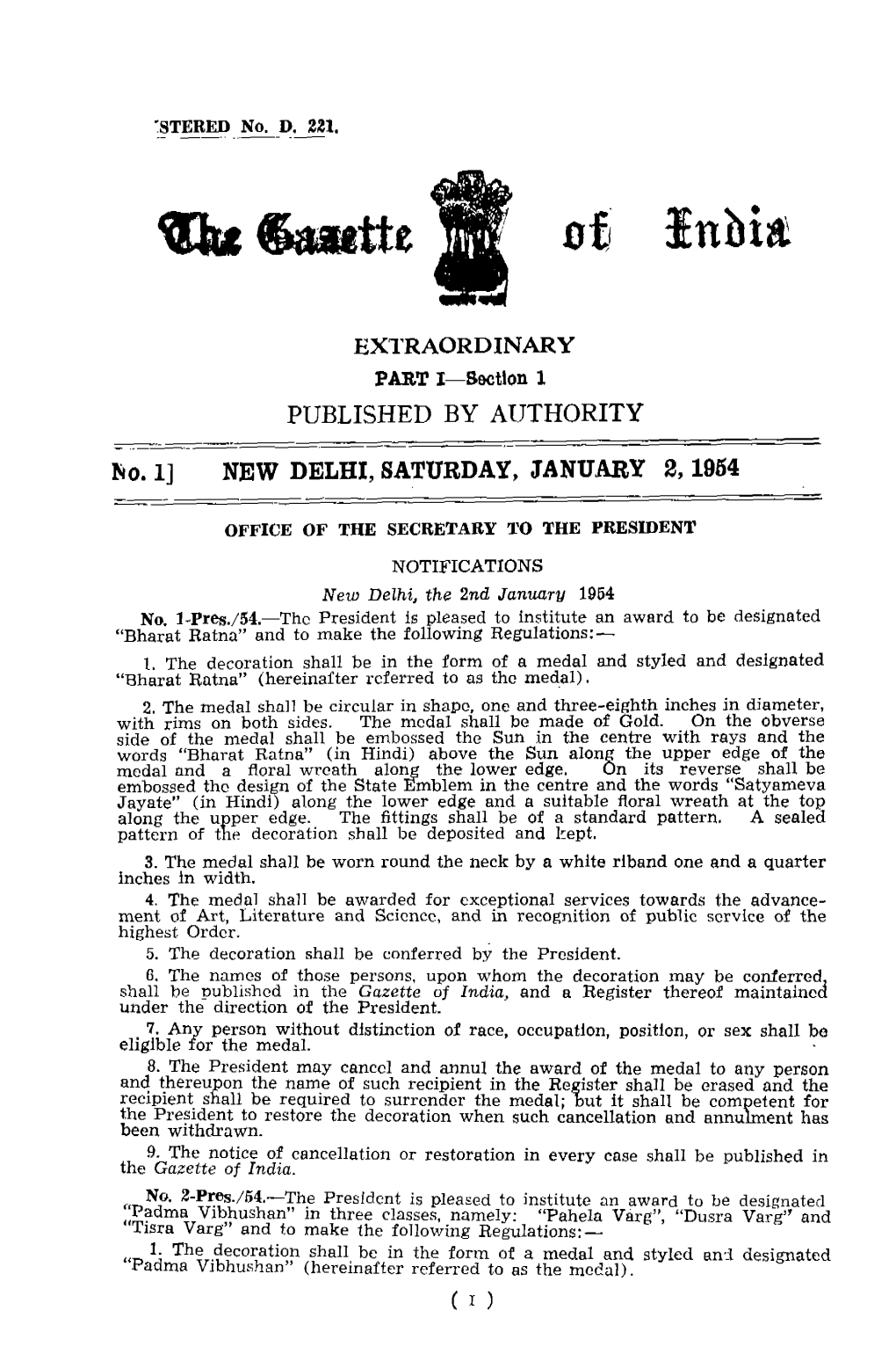 The Gazette of India