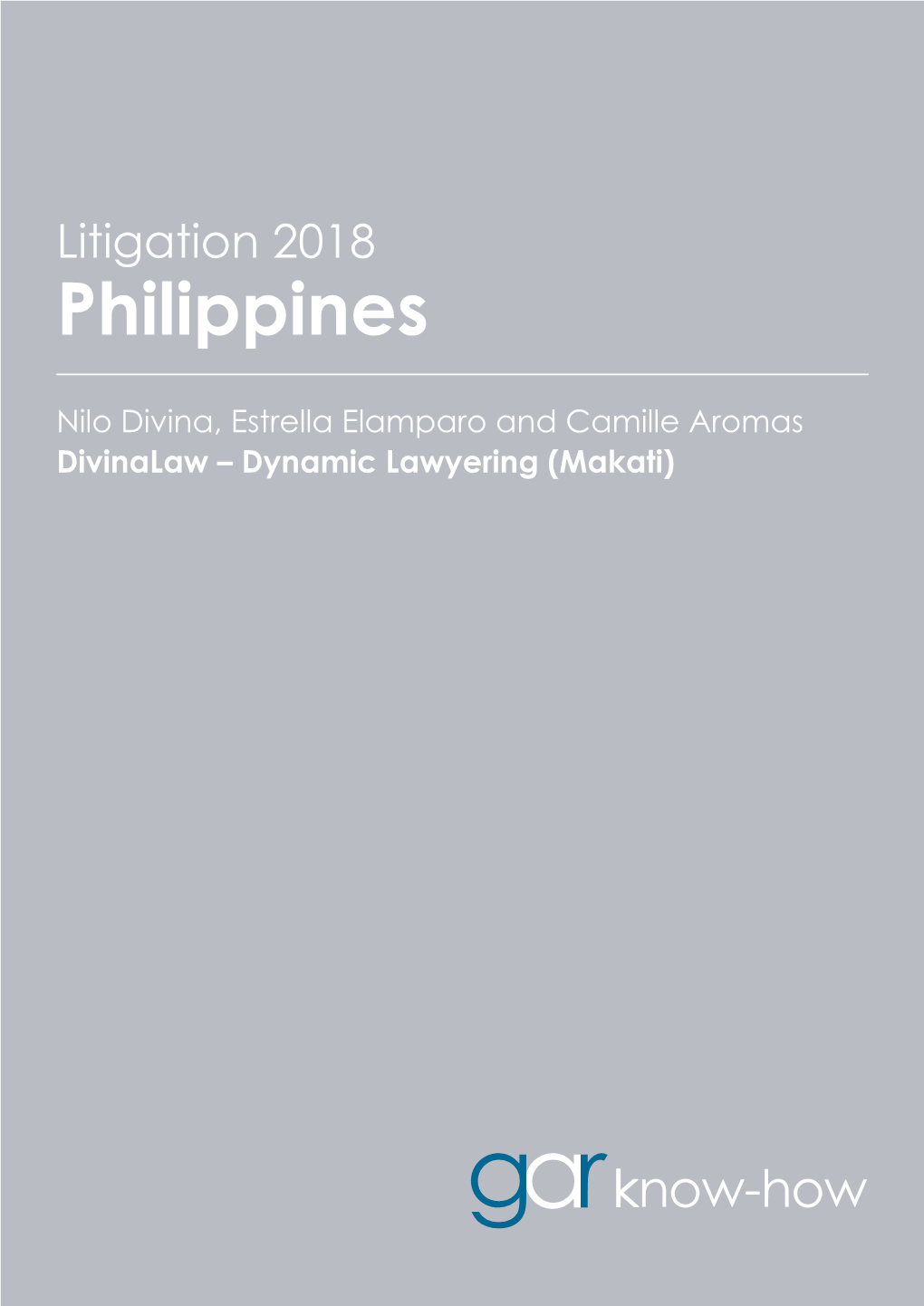 Litigation 2018 Philippines