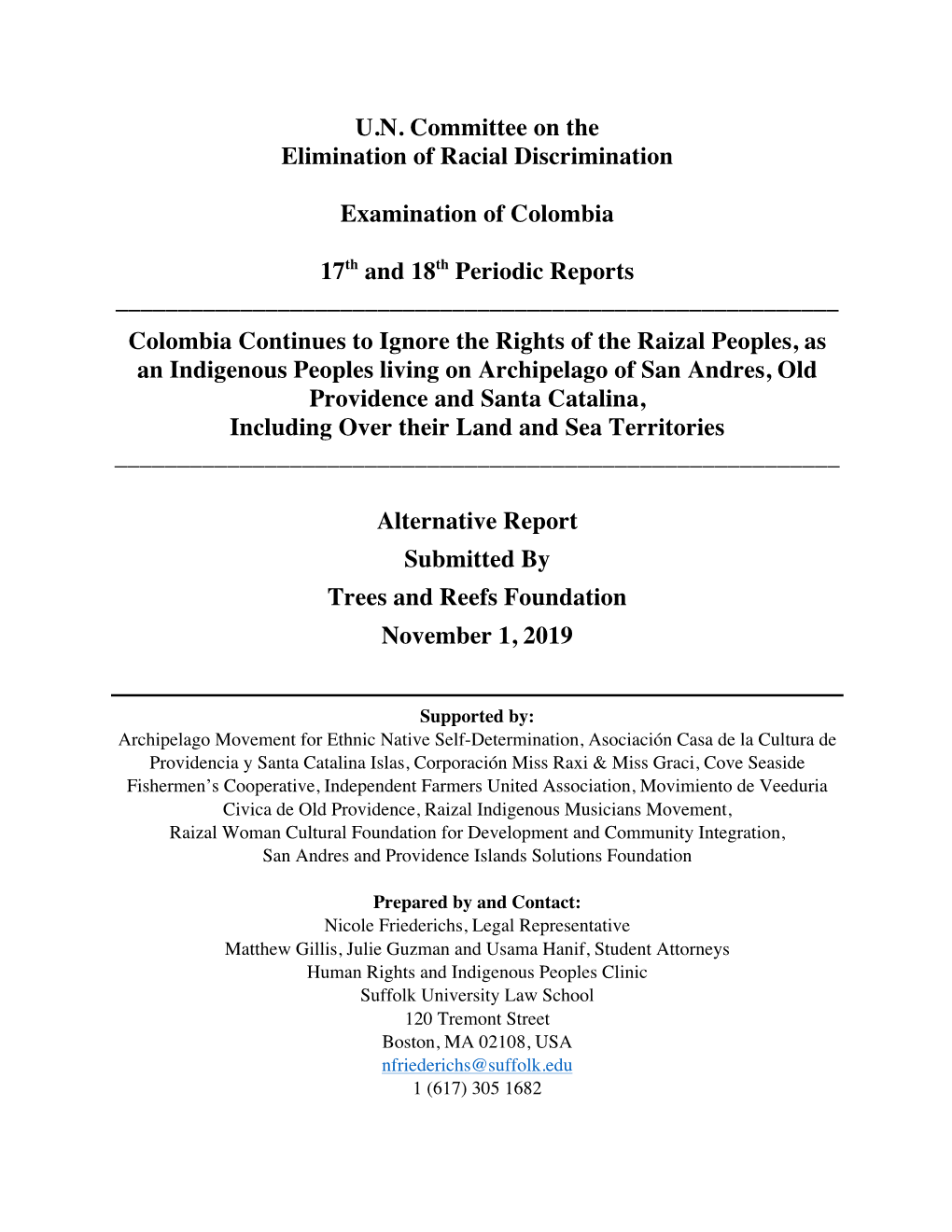 UN Committee on the Elimination of Racial