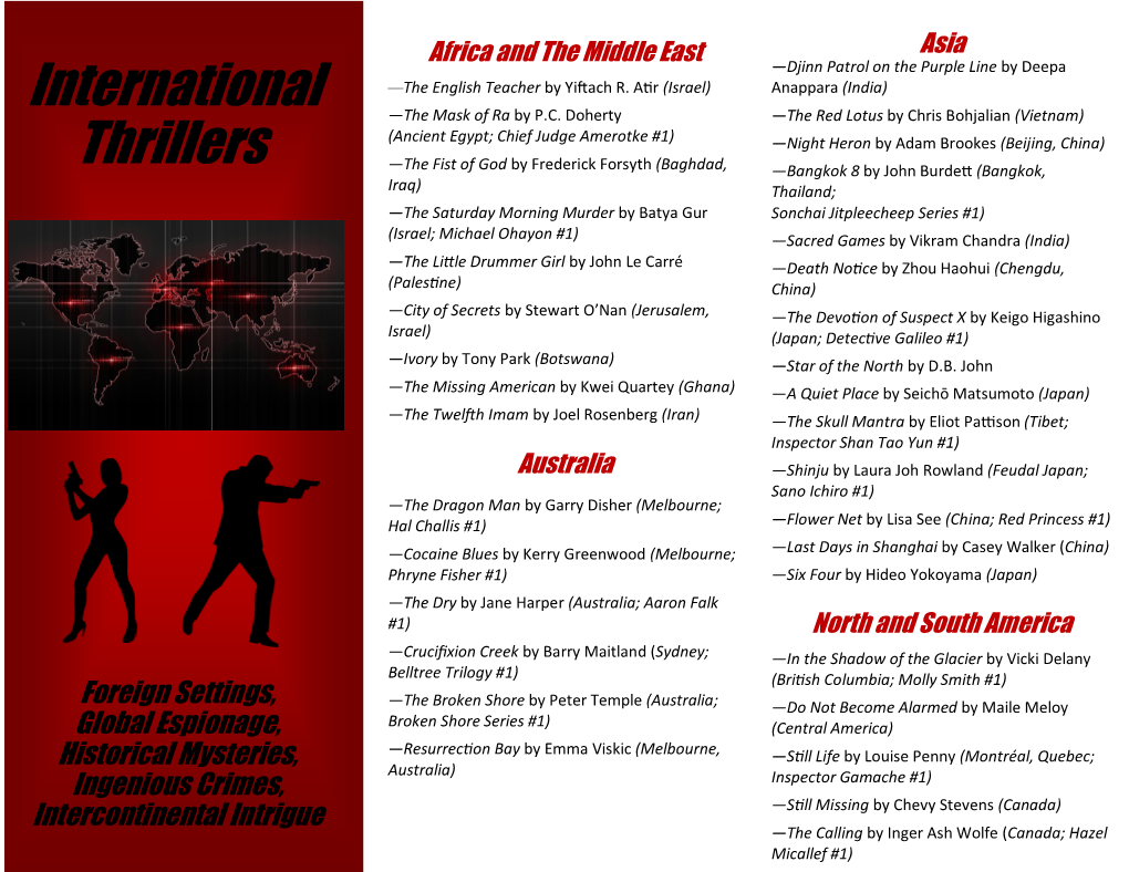 International Thrillers