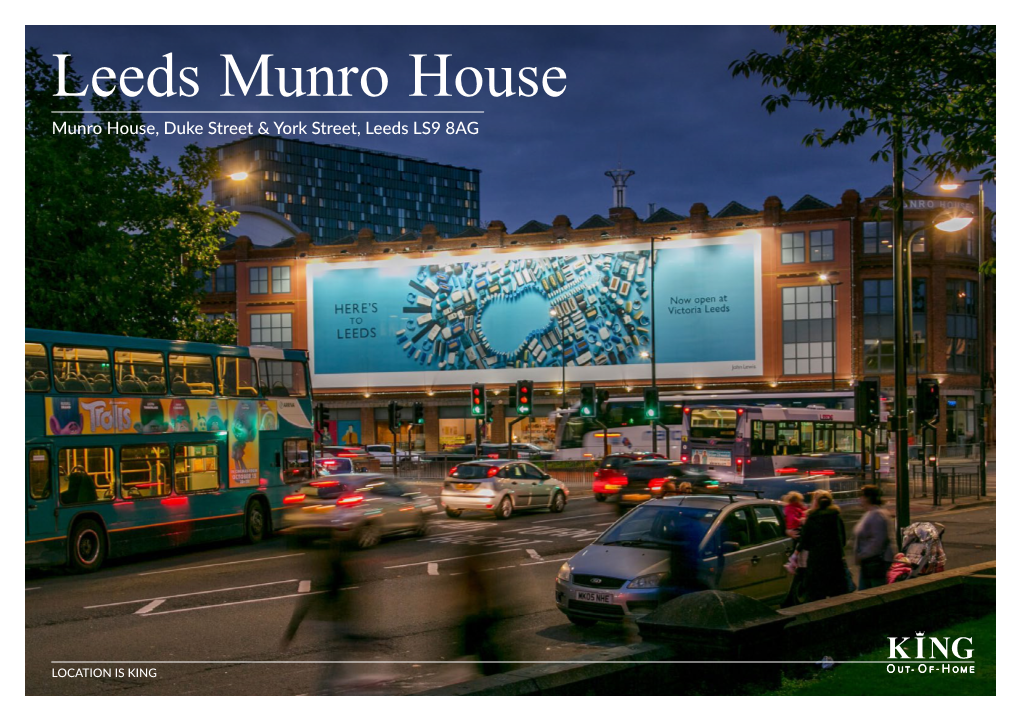 Munro House, Duke Street & York Street, Leeds LS9
