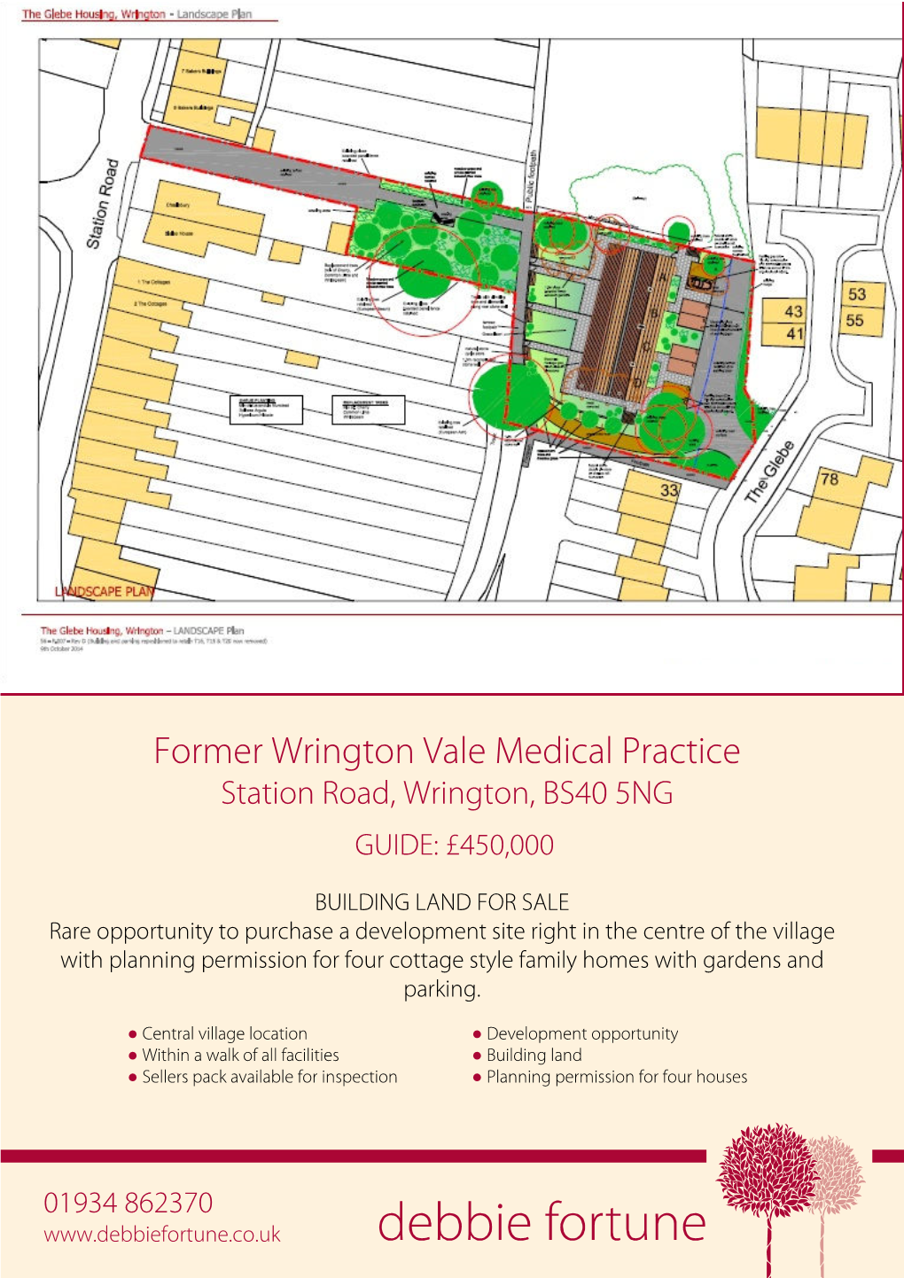 Former Wrington Vale Medical Practice Station Road, Wrington, BS40 5NG GUIDE : £450,000