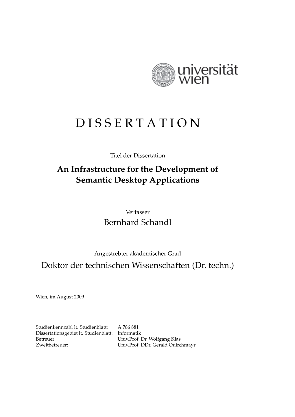 Dissertation