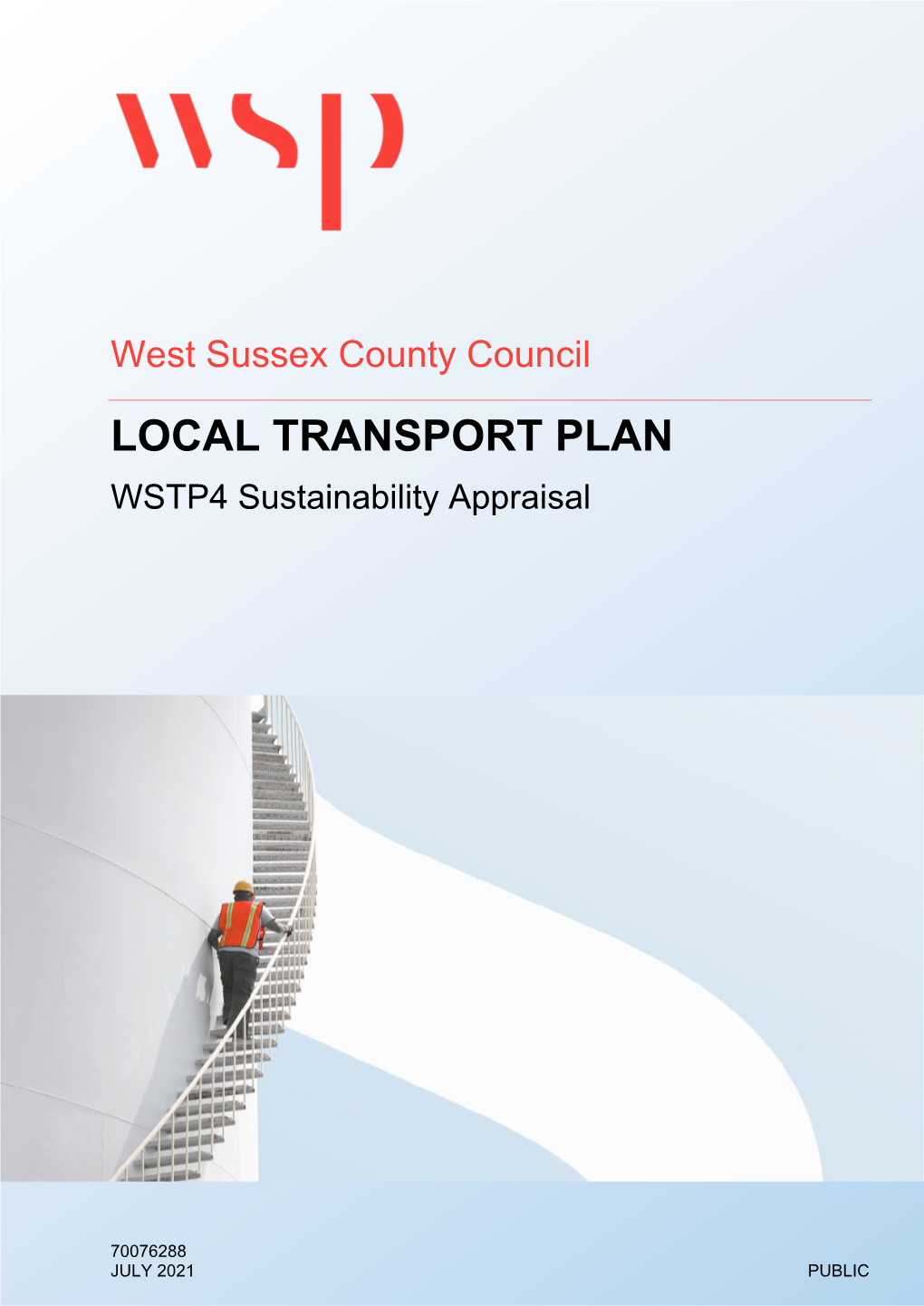 LOCAL TRANSPORT PLAN WSTP4 Sustainability Appraisal