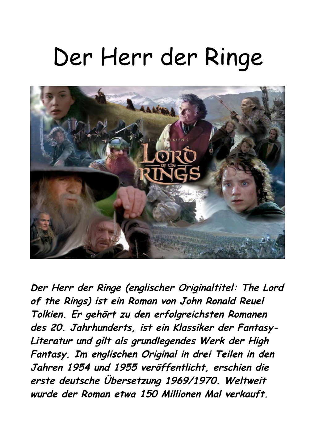 Der Herr Der Ringe