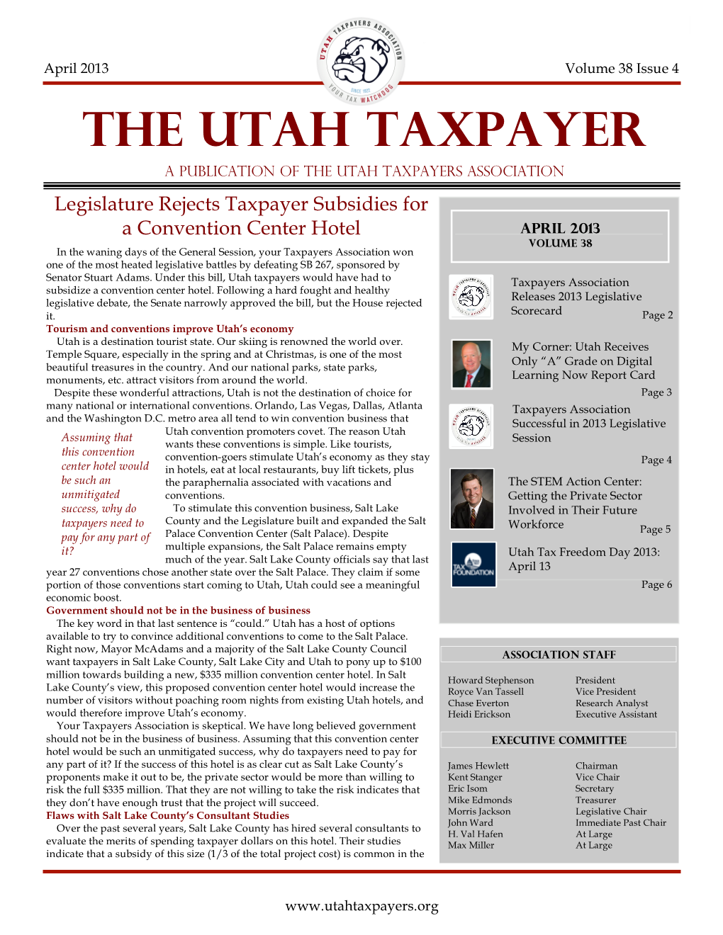 The Utah Taxpayer