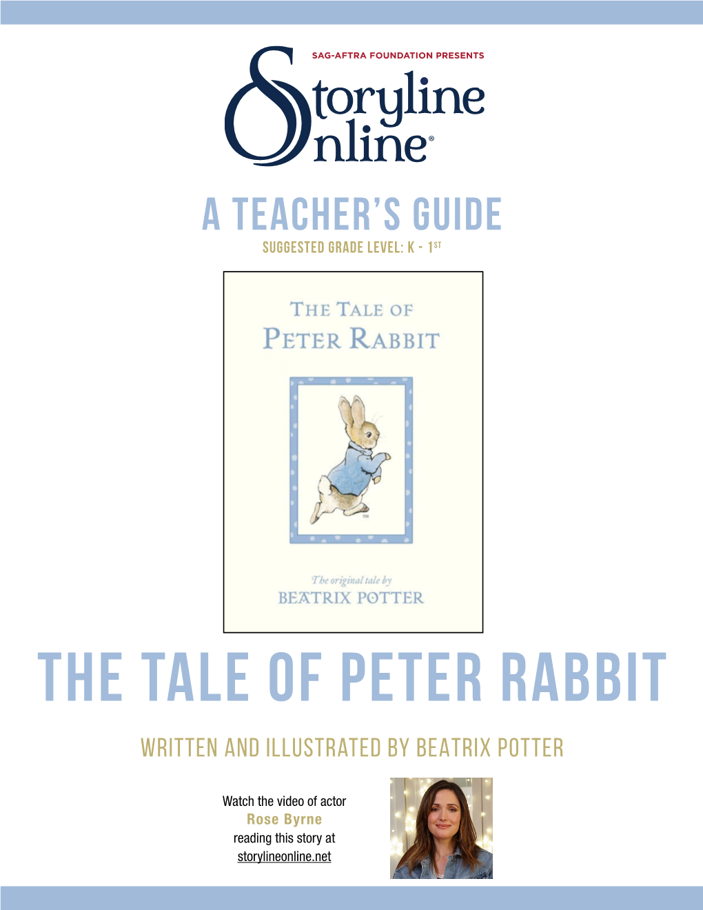 The Tale of Peter Rabbit Written and Illustrated by Beatrix POTTER