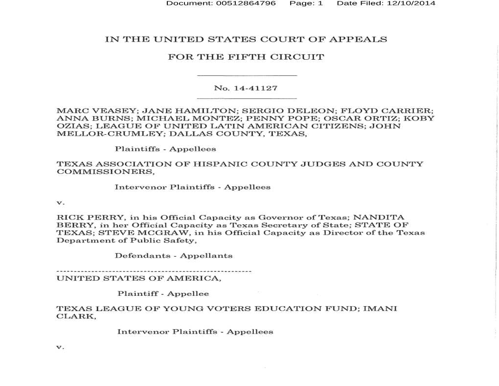 Court of Appeals Order